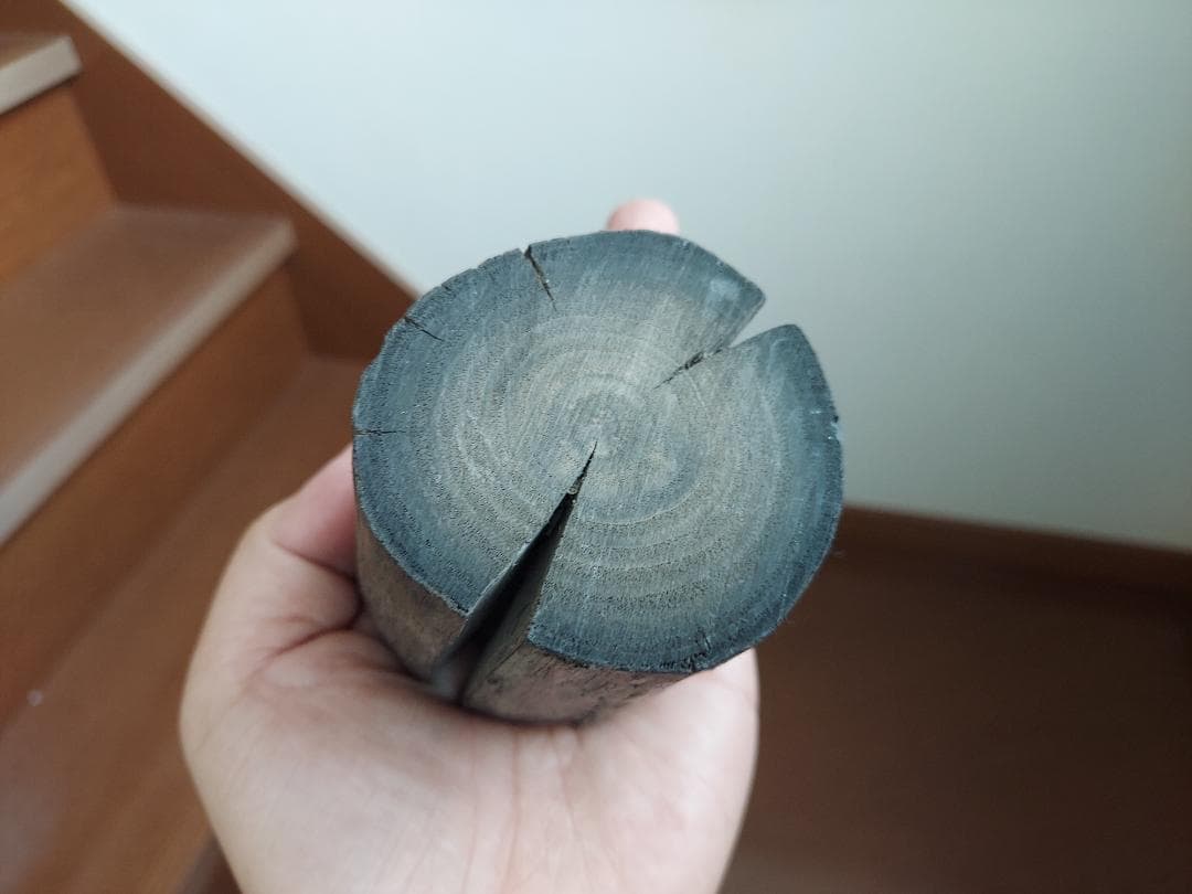 阿武隈川産 埋もれ木（小）　新古今和歌集に詠まれた本物の伝承品