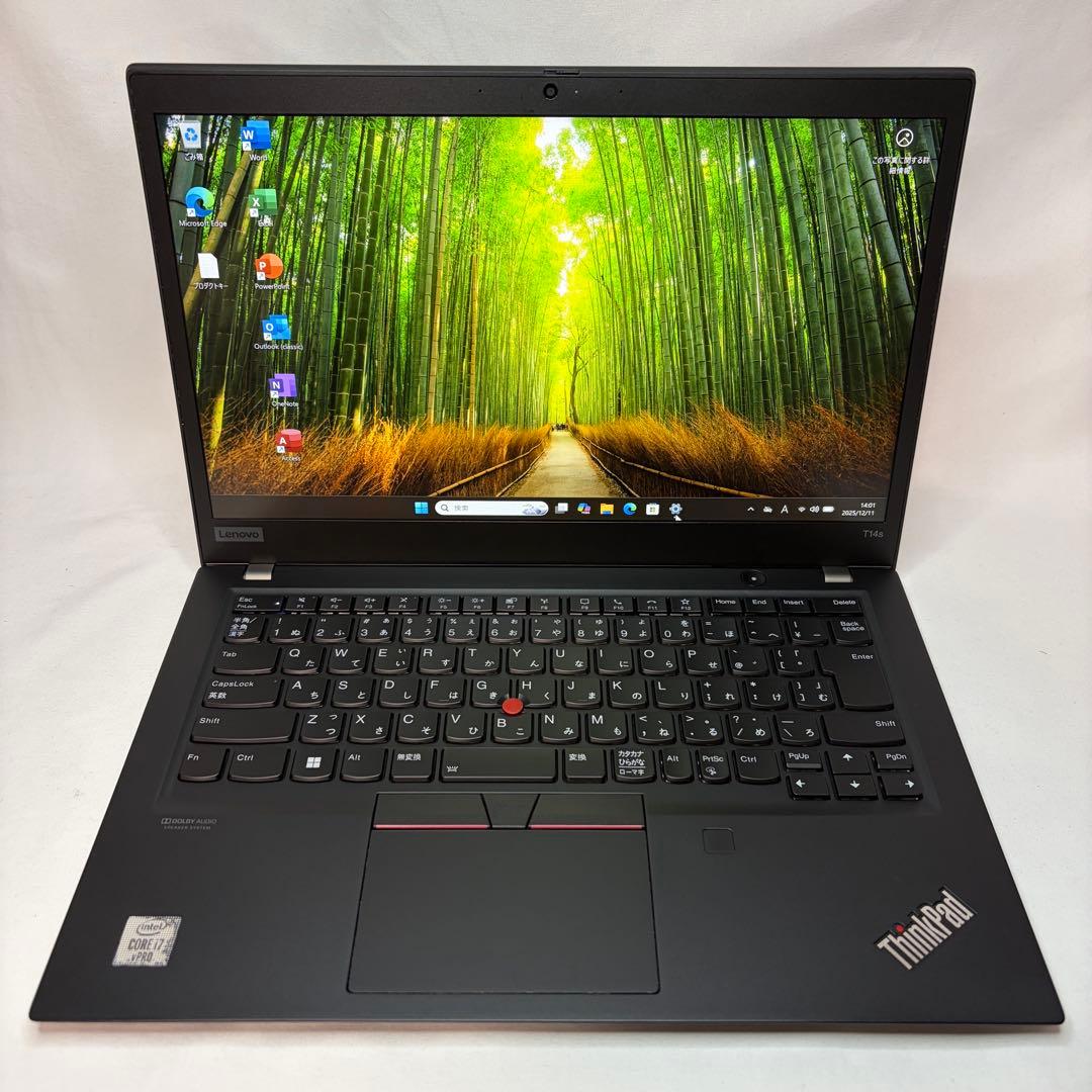 美品 ThinkPad T14s Gen1 10世代 i7 16GB 512GB