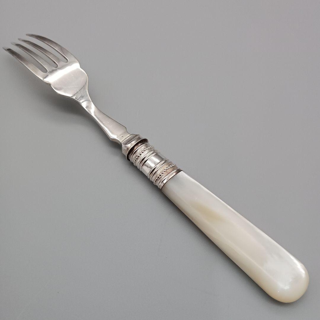 イギリス 白蝶貝 カトラリー 24本セット デザートフォーク ナイフ