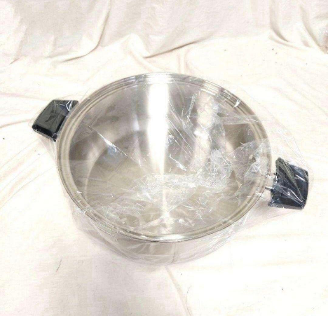 新品  Queen ロイヤルクイーン IH対応６コート 6QT 蓋付き