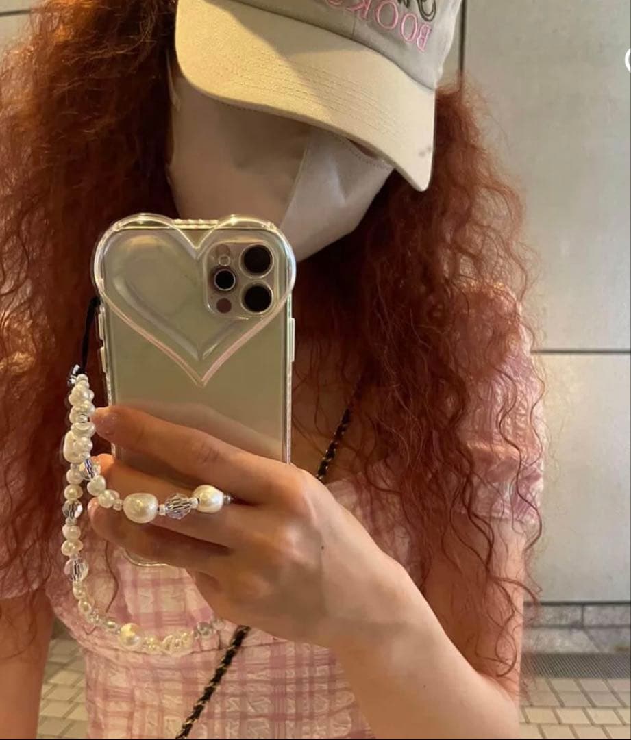 【正規品】String Ting ストリングティング　ストラップ　パール　白