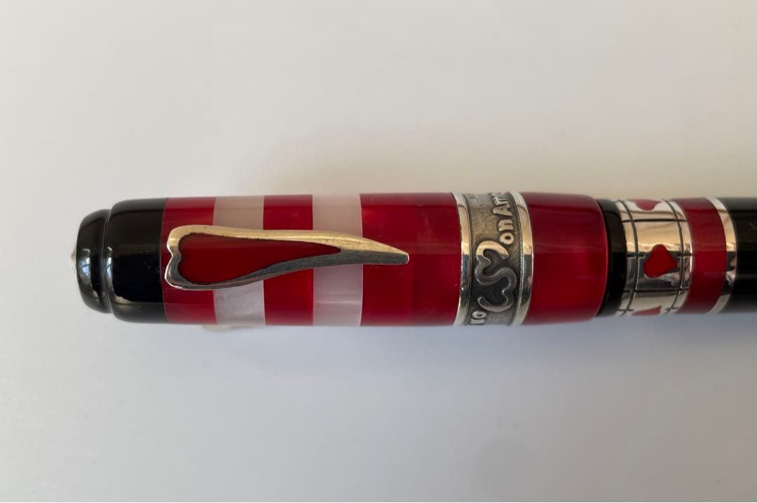 25→23,000 マーレン（モナムール）ボールペン　レジン&純銀