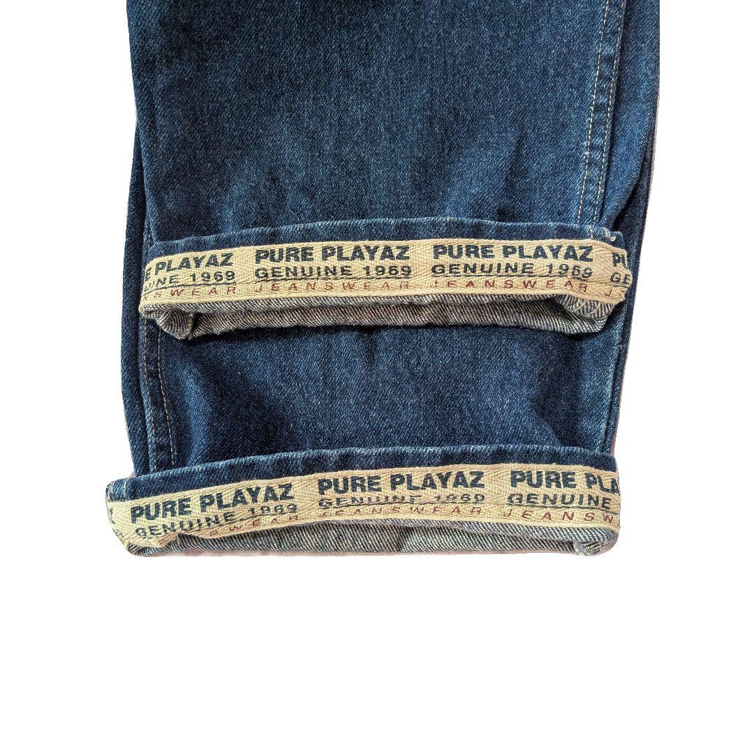 00s 極太 pure playaz バギーデニム hiphop b系 bboy