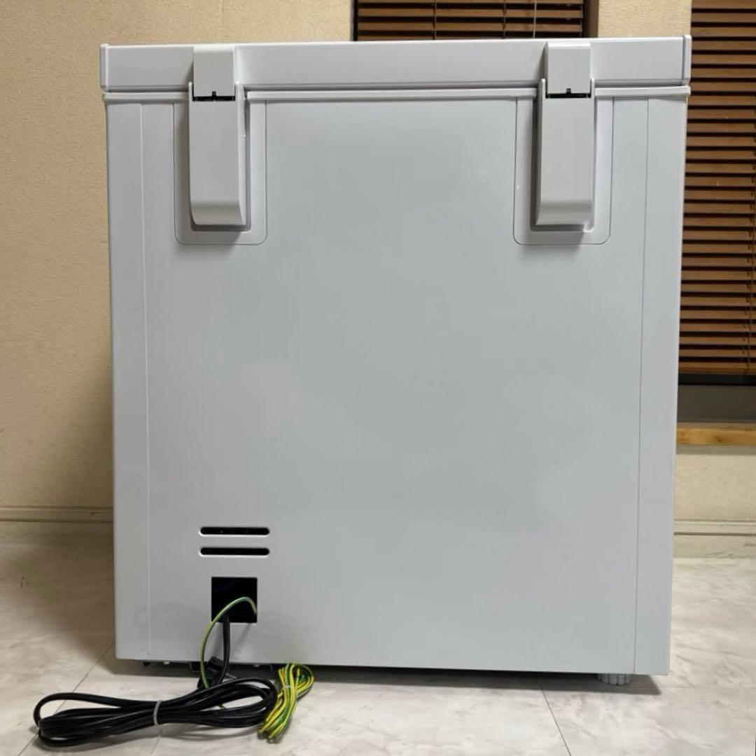 ほぼ未使用 YAMAZEN 冷凍庫 66L 静音 省エネ 温度調節7段階