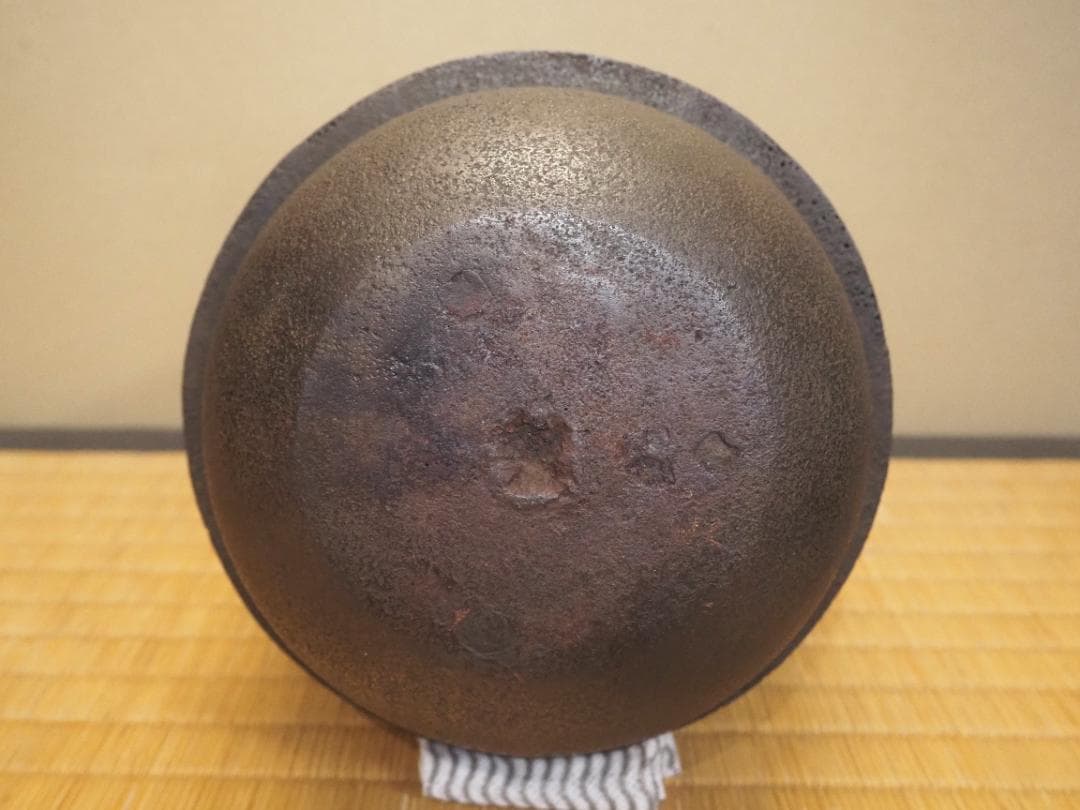 11代大西清右衛門(浄寿)造『箆被釜(のかづきがま)』共箱　千家十職