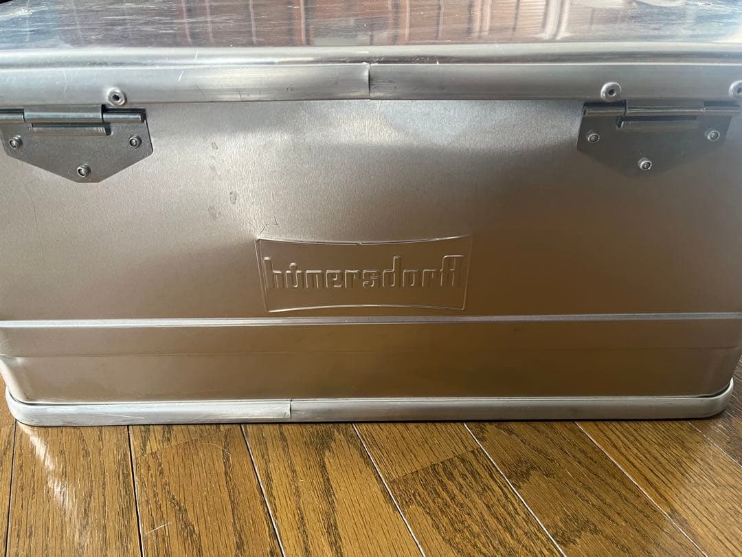 【廃盤】Hunersdorff ヒューナースドルフ　アルミコンテナ47Lレア
