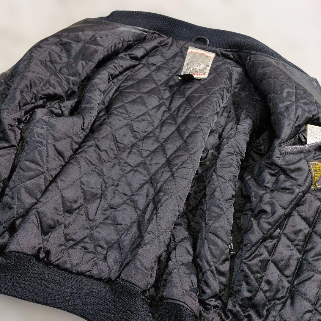 アヴィレックス レザー スタジャン S表記(M〜L相当) キルティング 超良品