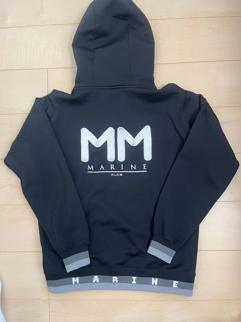 MUTA MARINE KARUISHI プルオーバーパーカー ブラック 4