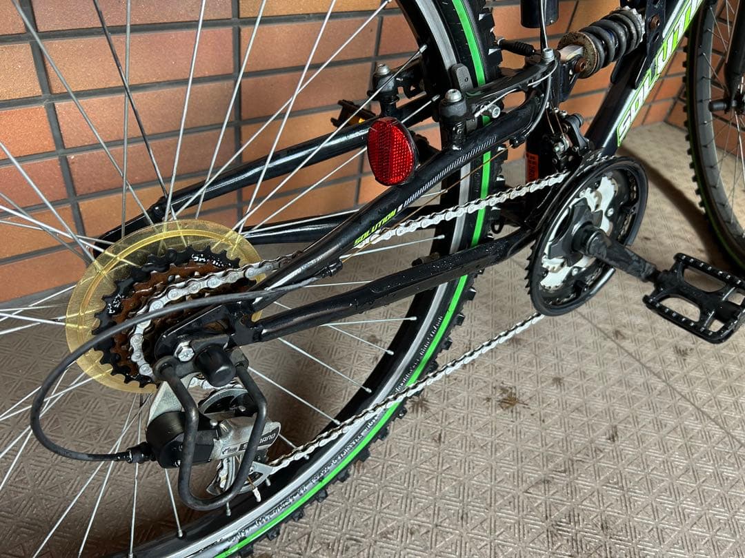 26インチ マウンテンバイク スチールフレーム