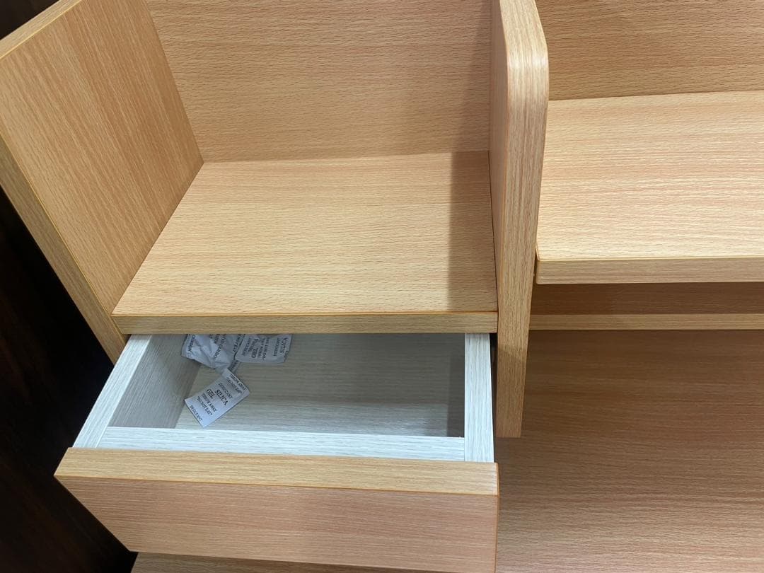 【新品】学習机　4点セット　学習デスク　デスクセット　勉強机　ナチュラル　北欧