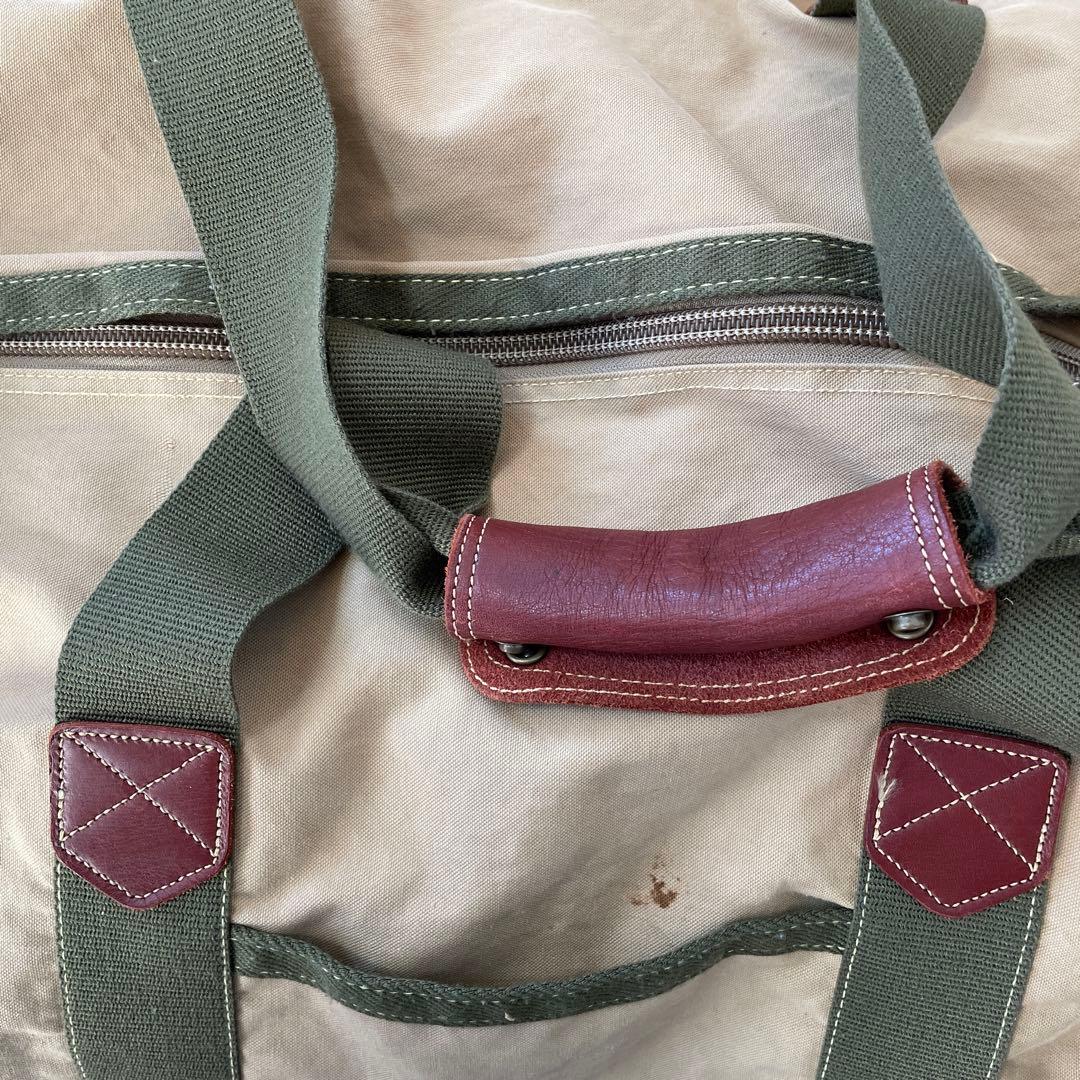 THE NORTH FACE『稀少デザイン』ビンテージボストンバッグ ベージュ