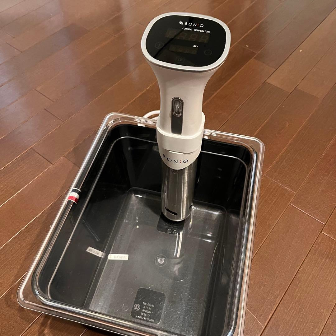 低温調理器 BONIQ コンテナ、保温ジャケット付