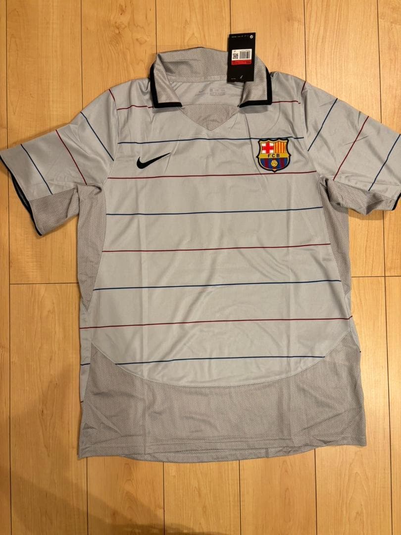 【新品タグ付】ロナウジーニョ ユニフォーム Away 2XL 03-04 バルサ