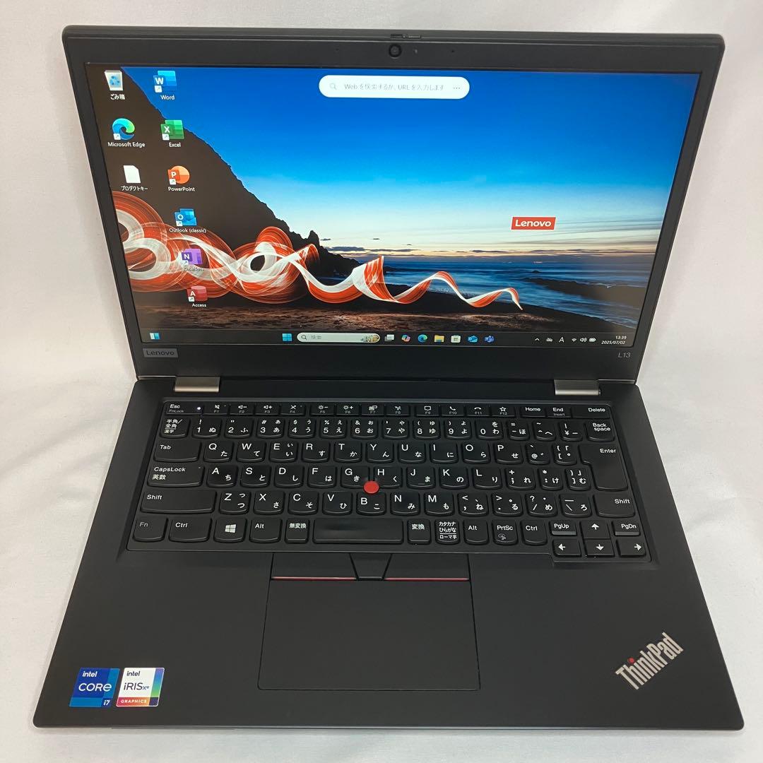 ThinkPad L13 Gen2 第11世代 i7 16GB SSD フルHD