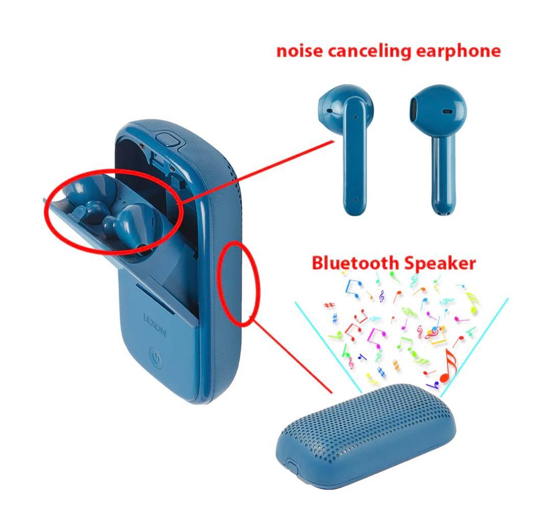 LEXON SPEAKERBUDS レクソン　ワイヤレスイヤホン　ブルー