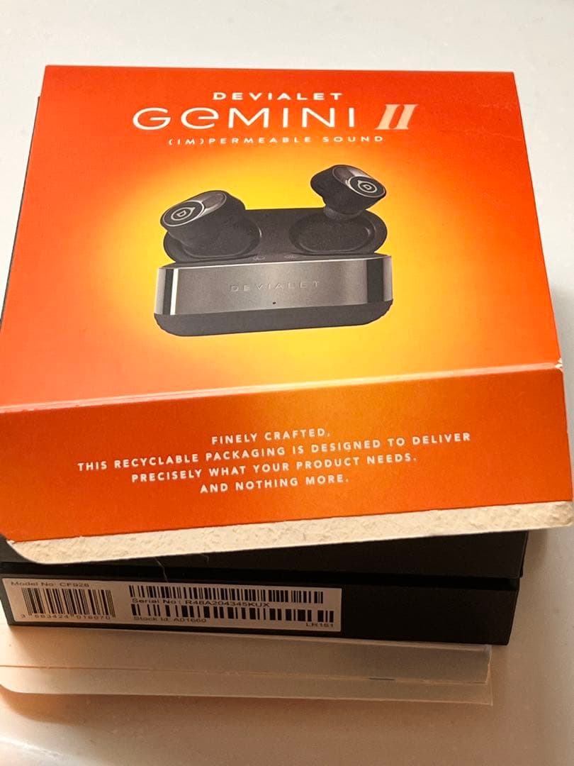 Devialet Gemini II ワイヤレスイヤホン(右耳のみ)