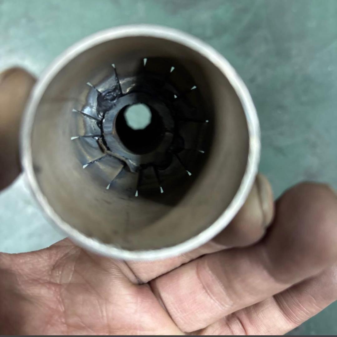 り*ー様 エストレア250 ワンオフショート菅送料込み匿名配送 スリップオン