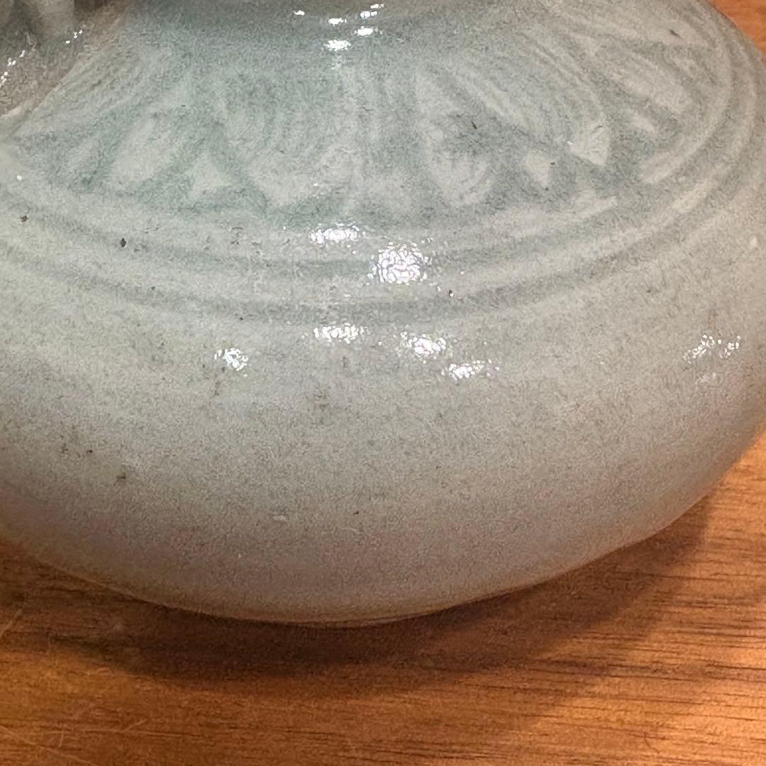 中国で購入　焼き物　青磁