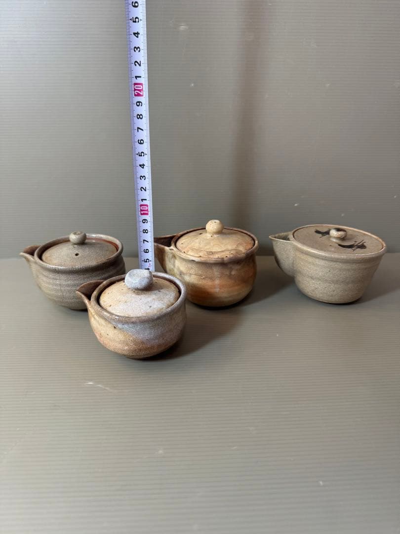 2790 萩焼　宝瓶　4客