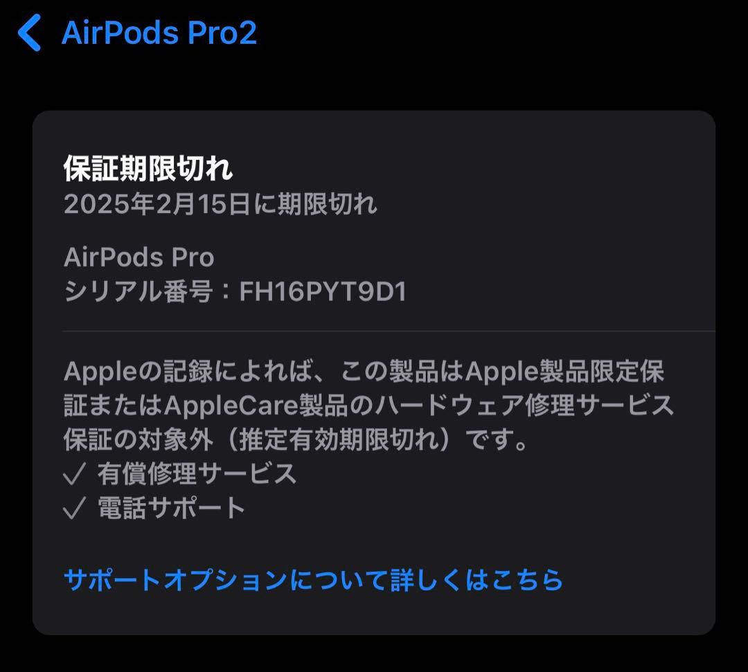『美品』AirPods pro2 第二世代 - Type C