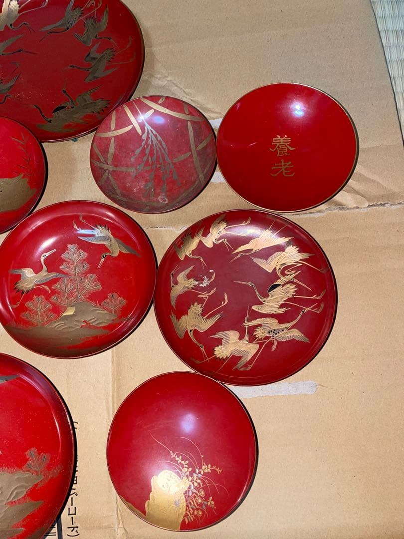 蒔絵　三宝　盃台　盃　輪島塗？　漆器　台　花月台？