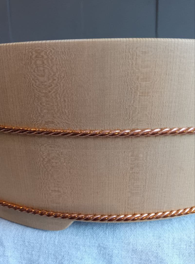 京都　たる源　桶 　みがき粉付　工芸品　直径約30cm