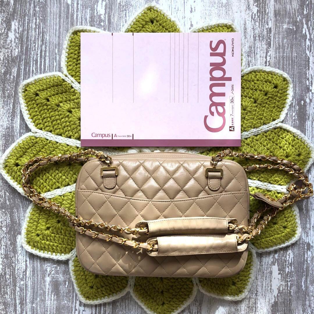 【さやっち様】CHANELシャネル　マトラッセ　ショルダーバック　ベージュ