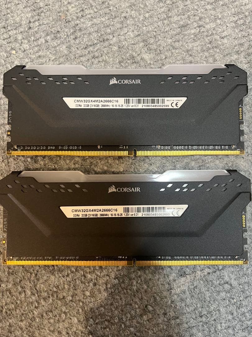 動作〇Corsair Vengeance RGB Pro 32GB (16x2)