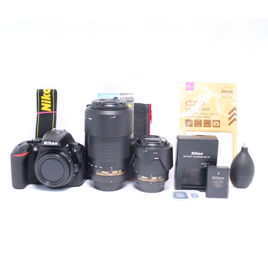 ❤即購入1000円OFF❤極美品❤ Nikon D5600 ダブルズームキット
