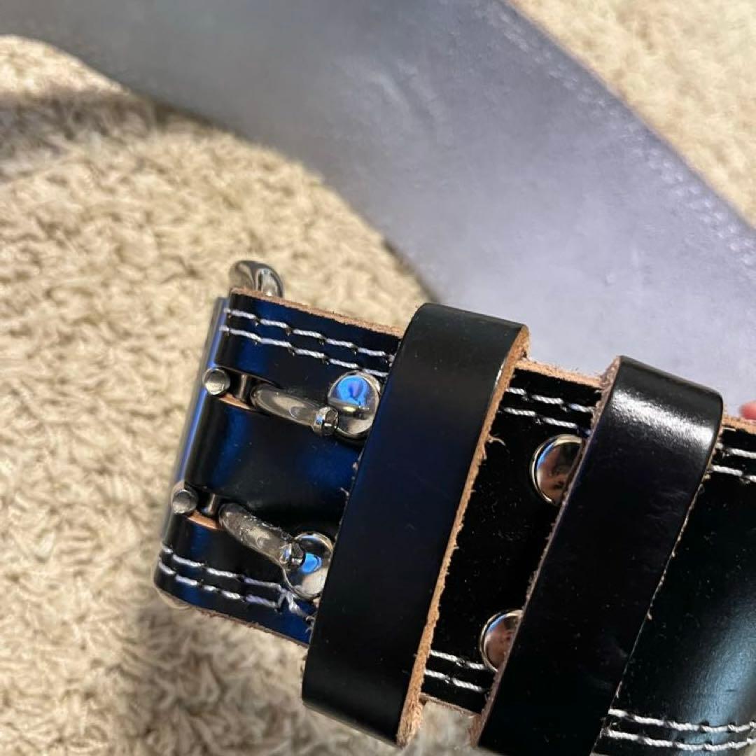 GOLD'S GYM トレーニングパワーベルト 黒