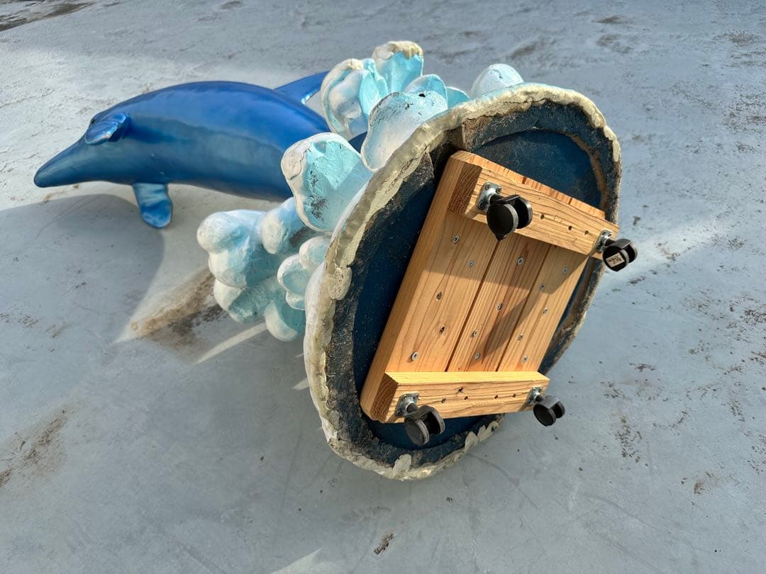 なかなか　イルカ　スタンド　オブジェ　看板