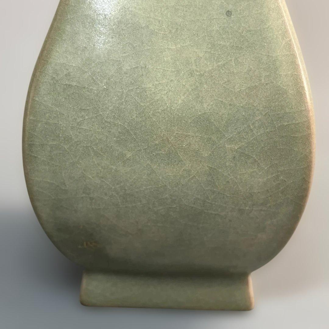 唐物 越州窯 青磁瓶 中国美術 古玩 SH89