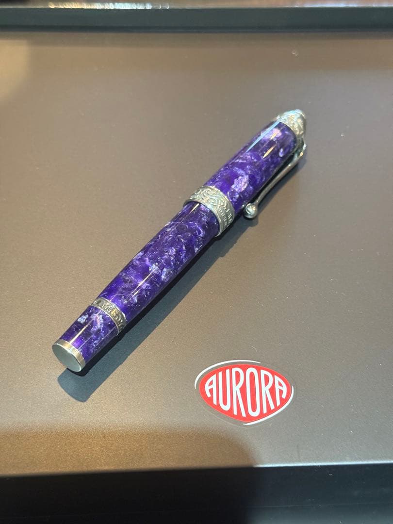 アウロラ万年筆　オチェアーノ・インディアーノ　F