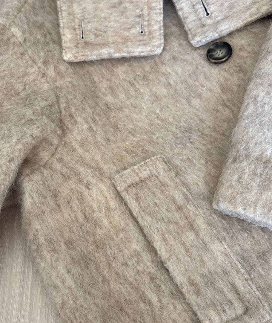 美品　コラージュ ガリャルダガランテ シャギーコート　ベージュ