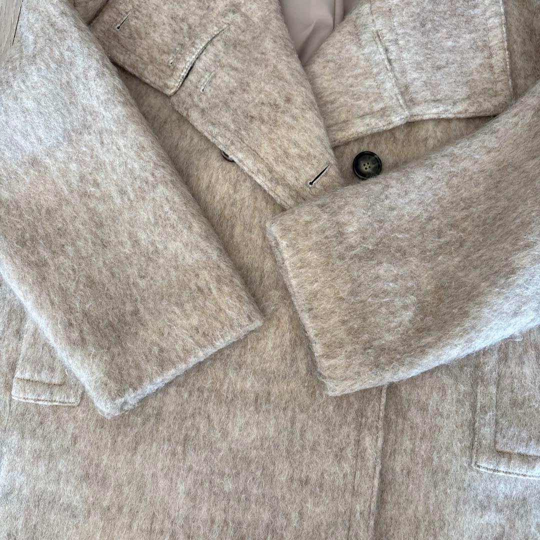 美品　コラージュ ガリャルダガランテ シャギーコート　ベージュ