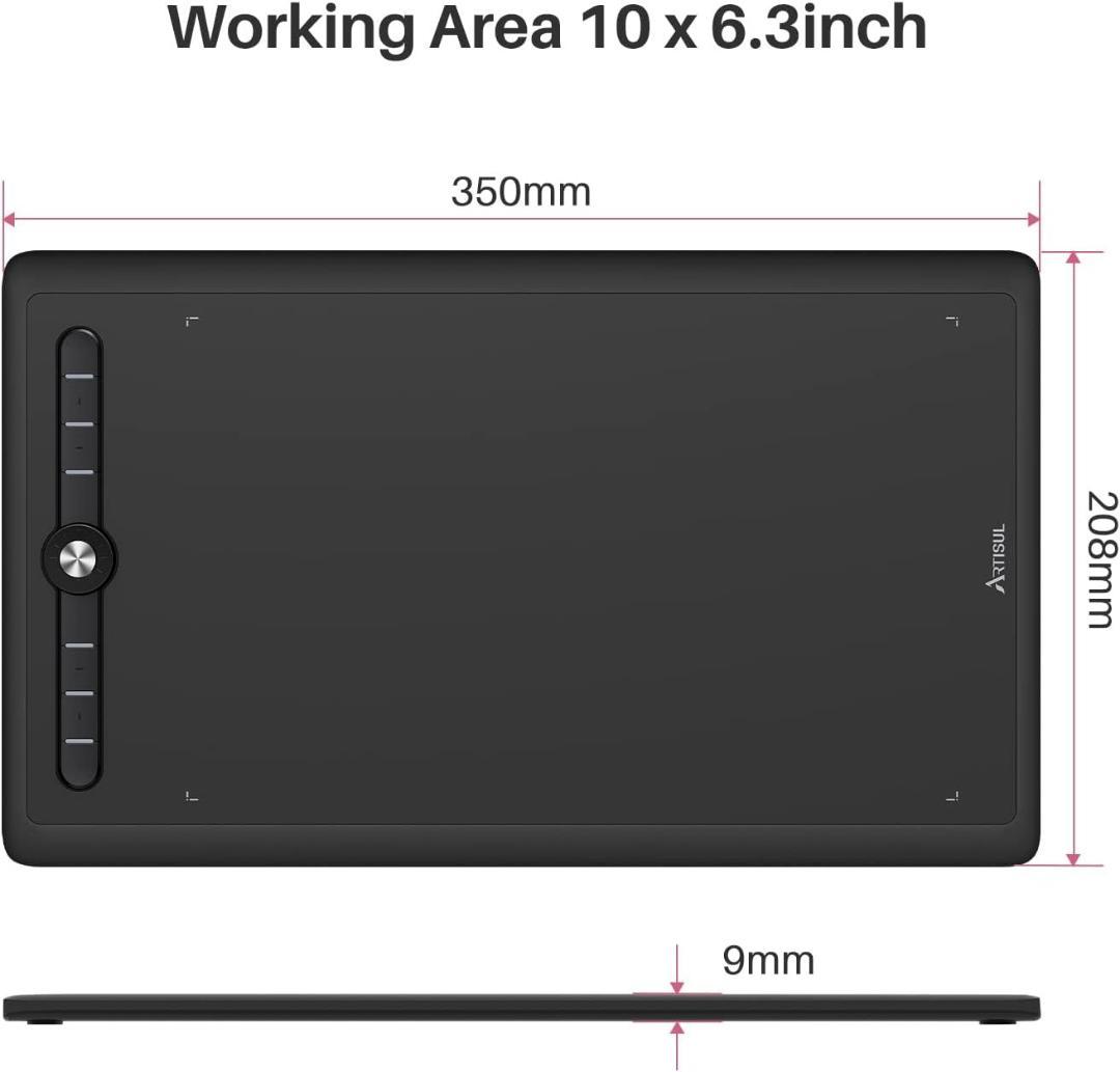 Artisul M0610Pro ペンタブレット 10x6.3インチ