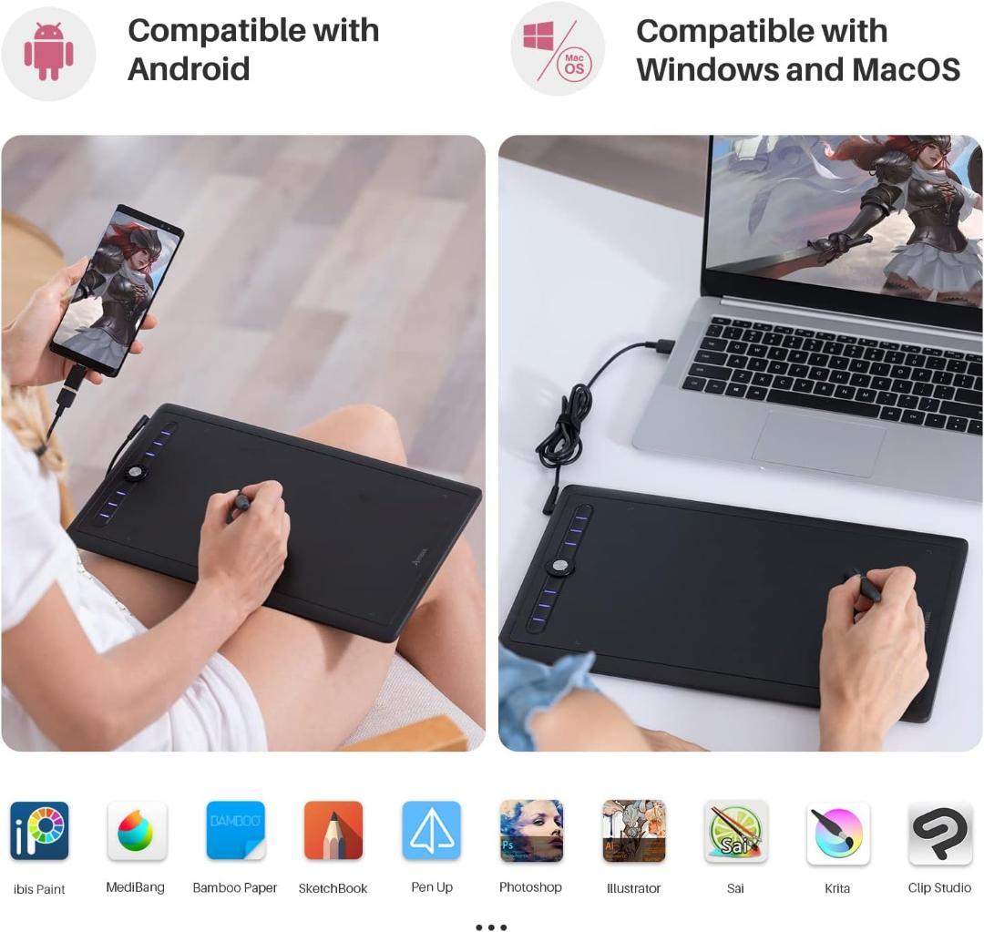 Artisul M0610Pro ペンタブレット 10x6.3インチ