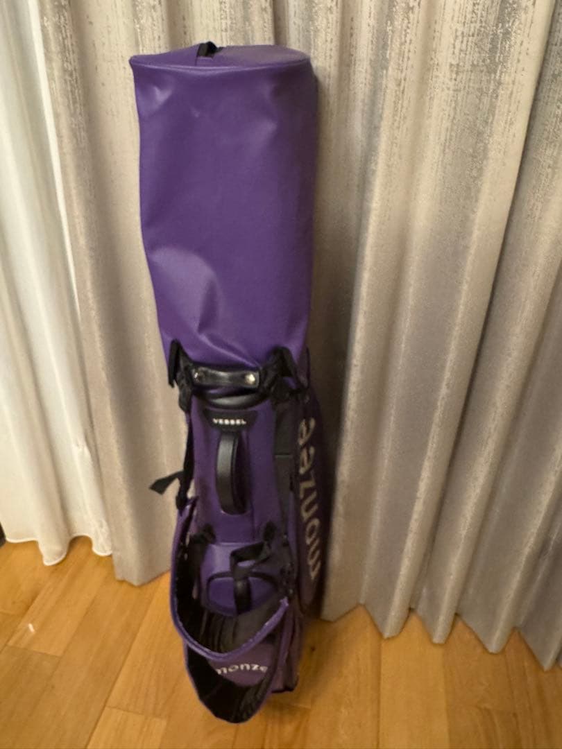【限定値下げ中】モンジー×ベゼル　キャディーバック　パープル　希少