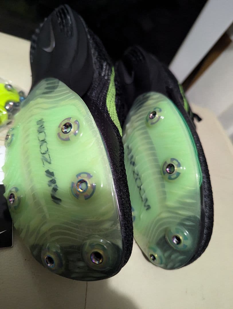 Nike エアズームヴィクトリー　スパイクシューズ　27 BK/グリーン 新品