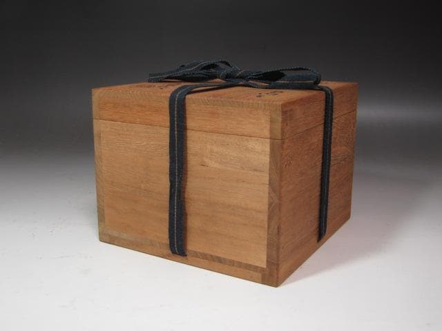 ★　北大路魯山人　織部平向　五客★x618