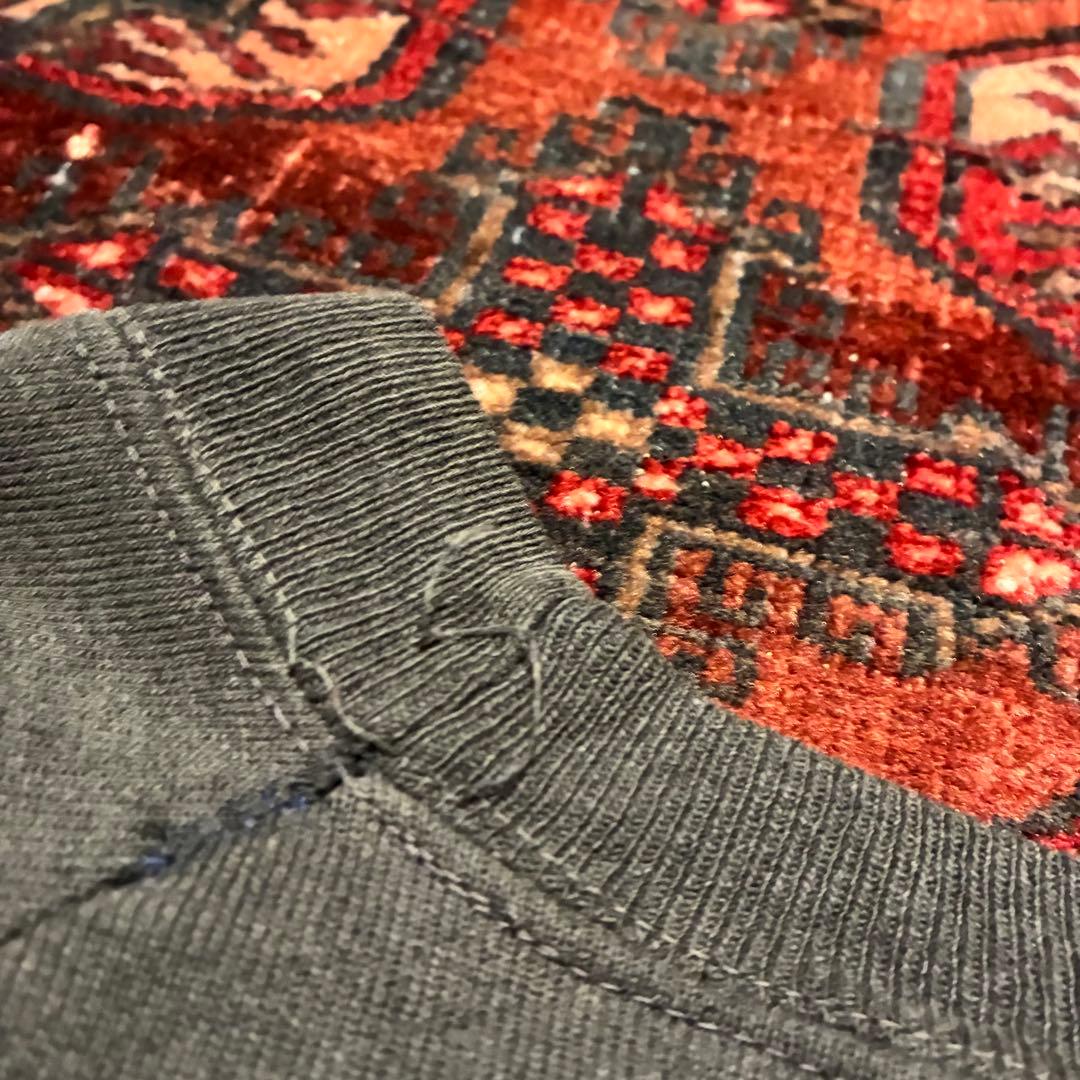 80S NIKE ヴィンテージ スウェット 半袖 XL相当 ブラック