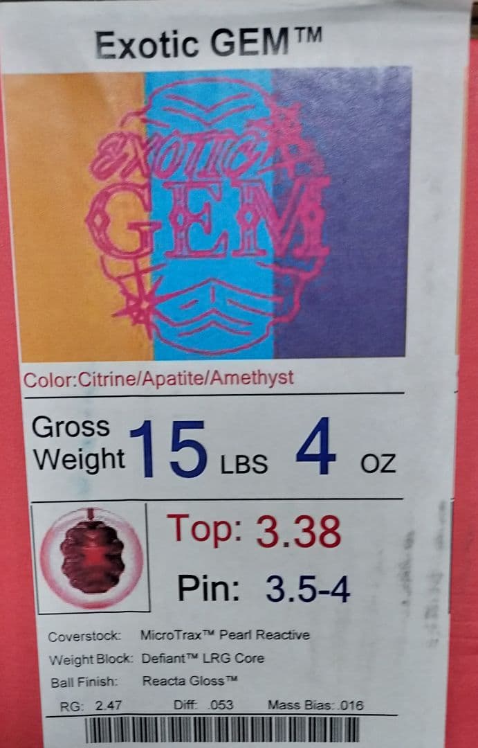 未使用　ロトグリップ　エキゾチックジェム　15ポンド