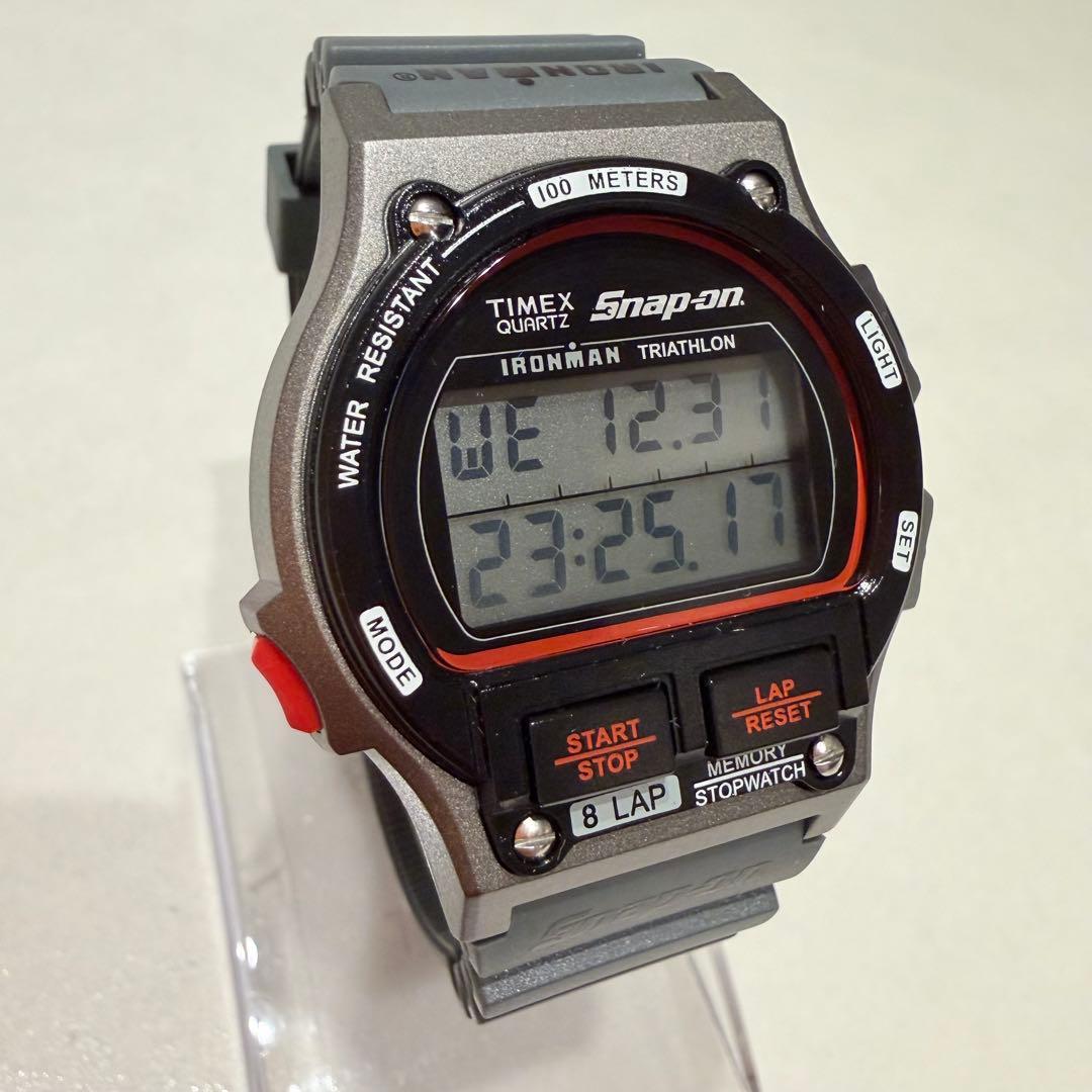 未使用級美品 TIMEX IRONMAN Snap-on 8LAP コラボ