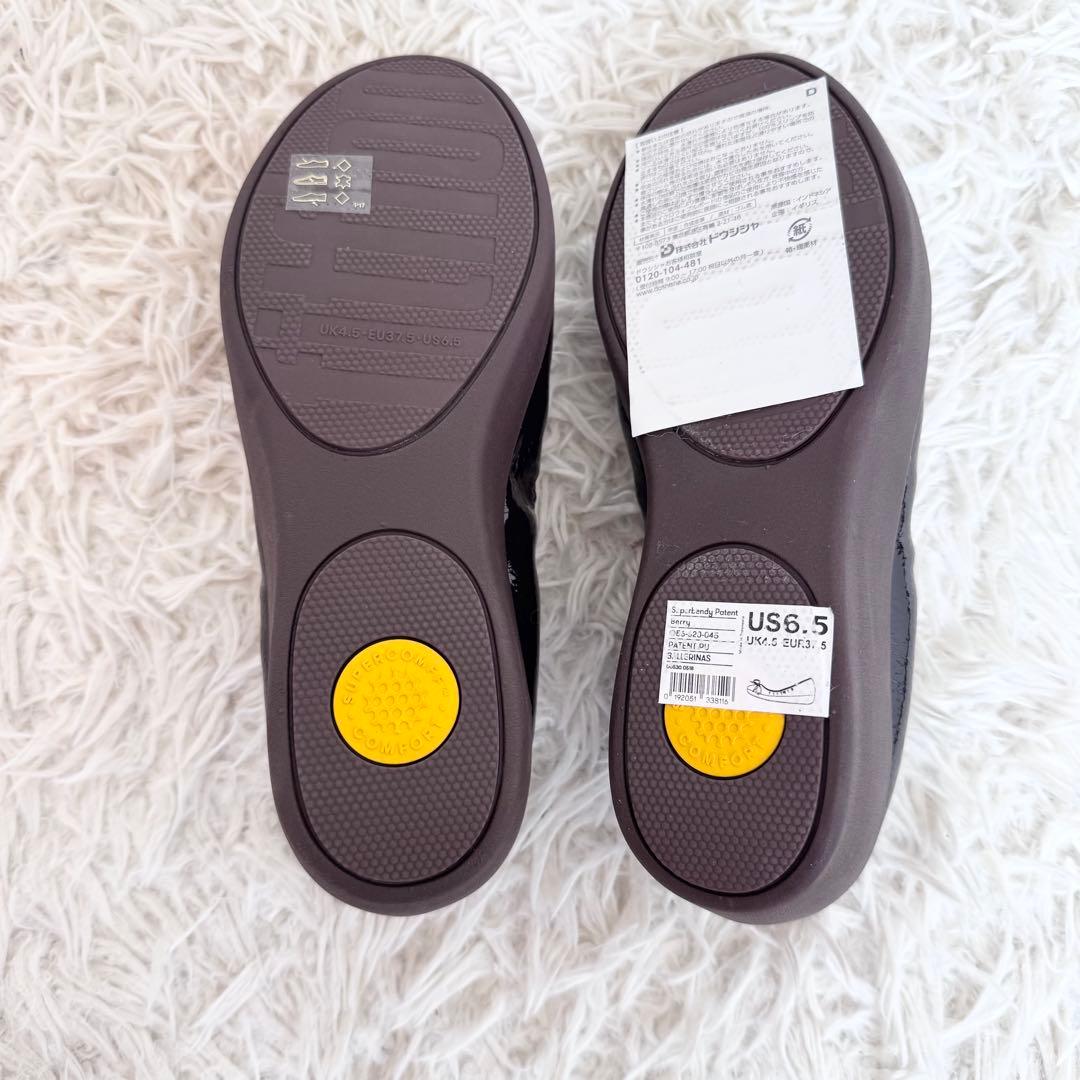 【新品未使用】fitflop エナメル パンプス コンフォートシューズ リボン
