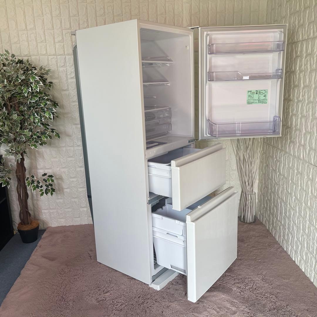 都内23区配送無料✨三菱　冷蔵庫　3ドア　自動製氷　2023年　右開き