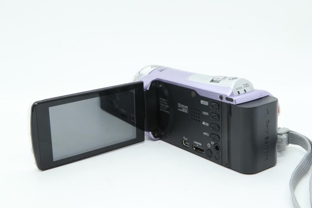 【Q2206】 JVC GZ-HM33-V バイオレット 充電器付属