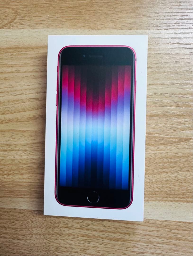 スマートフォン本体 iPhone SE 3(PRODUCT(RED), 64 GB)