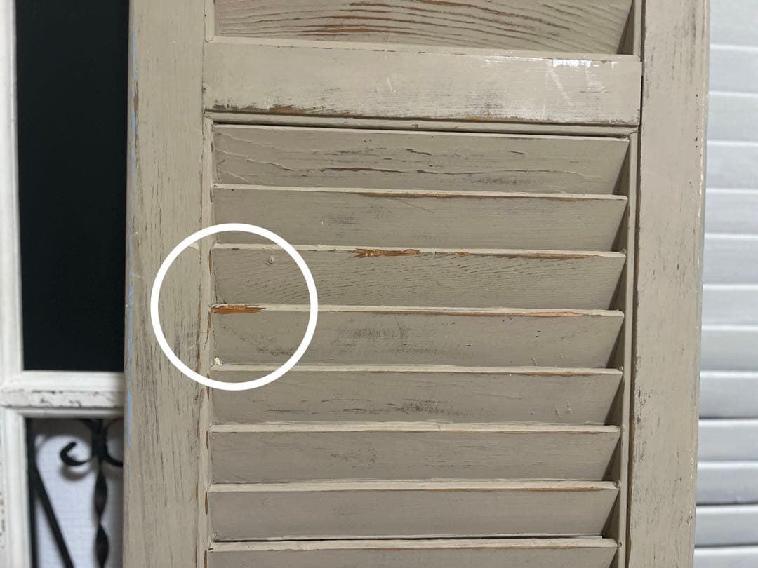 アンティーク＊シャビーシックルーバー＊ヴォレー＊パーテーション