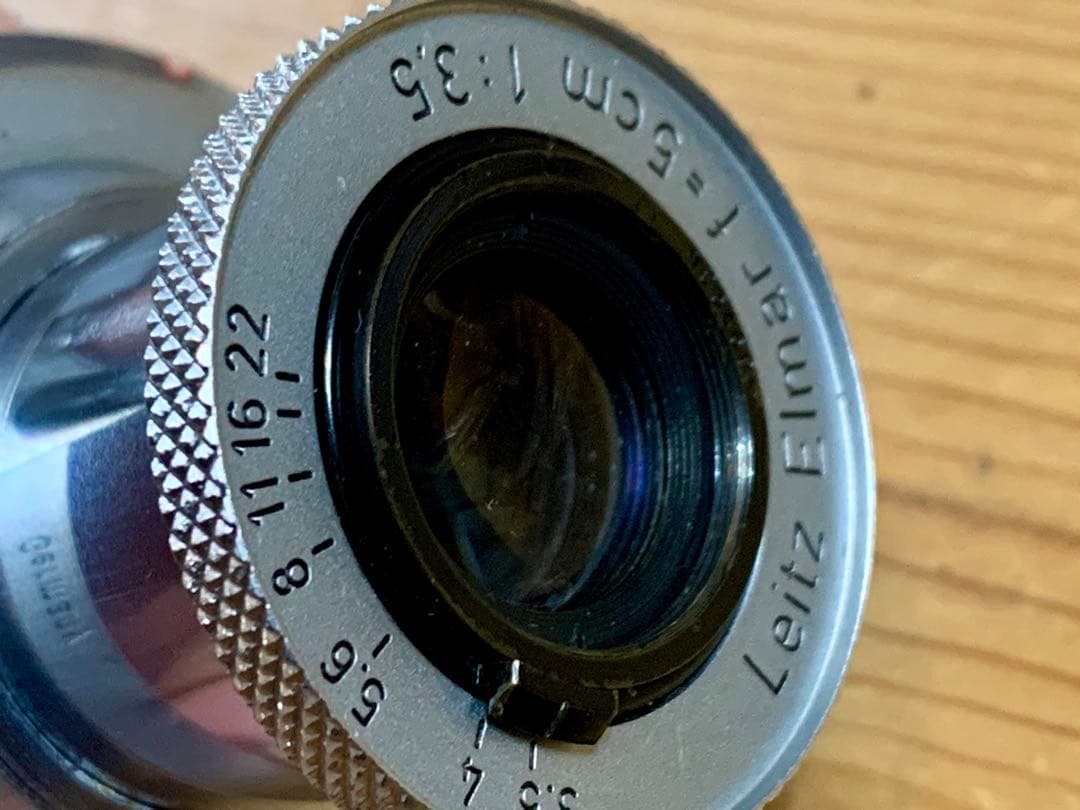 【美品】Leica Elmar 5cm F3.5 ダイヤモンド赤エルマー