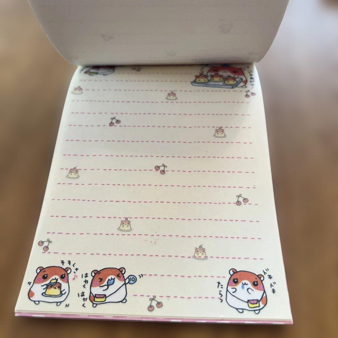 ハムちゃんプリン　メモ帳